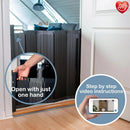 BabyDan Guard Me Auto Foldable Compact 55-89cm Folding Safety Stair Gate Black