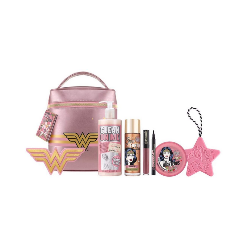 Soap & Glory Special Edition Wonder Woman Fab-U-Stash (Vanity Bag Gift Set)